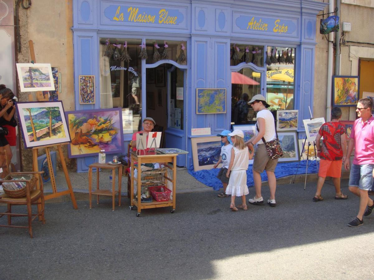 La Maison Bleue Sault-de-Vaucluse Luaran gambar